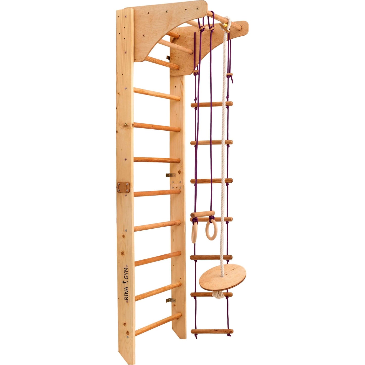 Climbing wall HANNAH for children - untreated wood