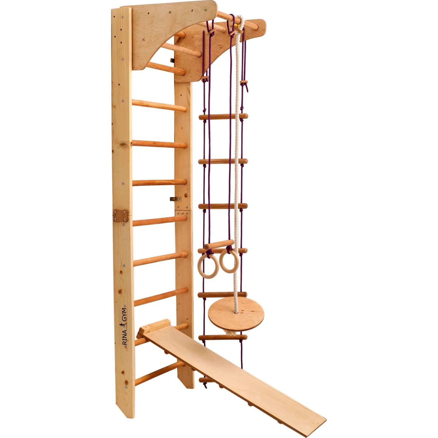 Climbing wall HANNAH for children - untreated wood