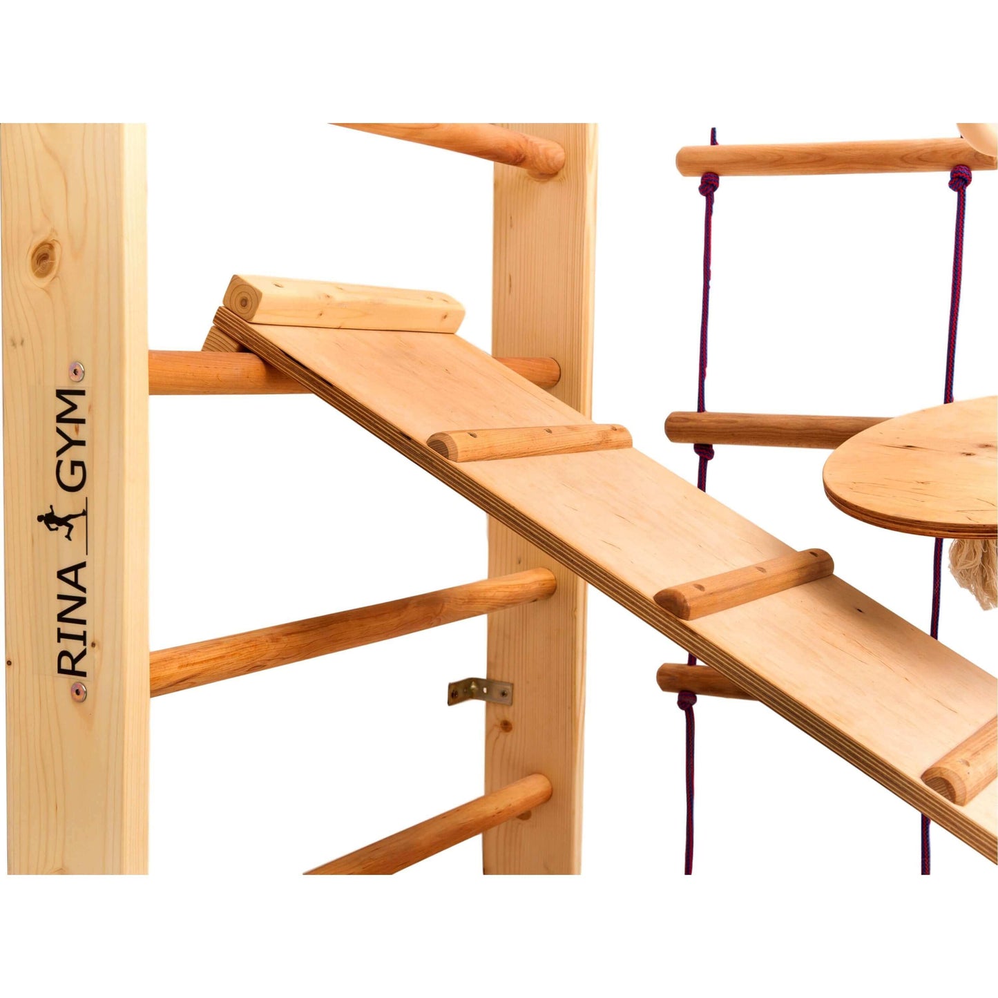 Climbing wall HANNAH for children - untreated wood