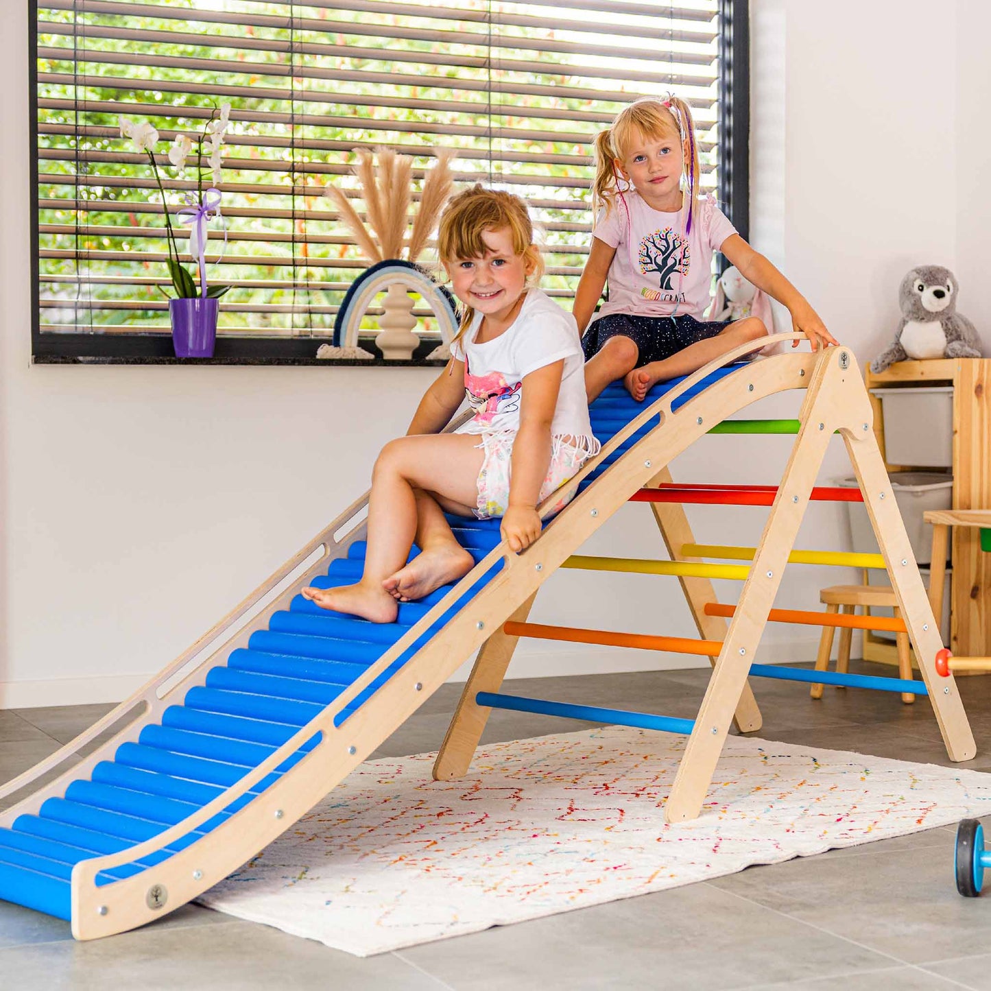 Wellen Rollenrutsche für Kinder