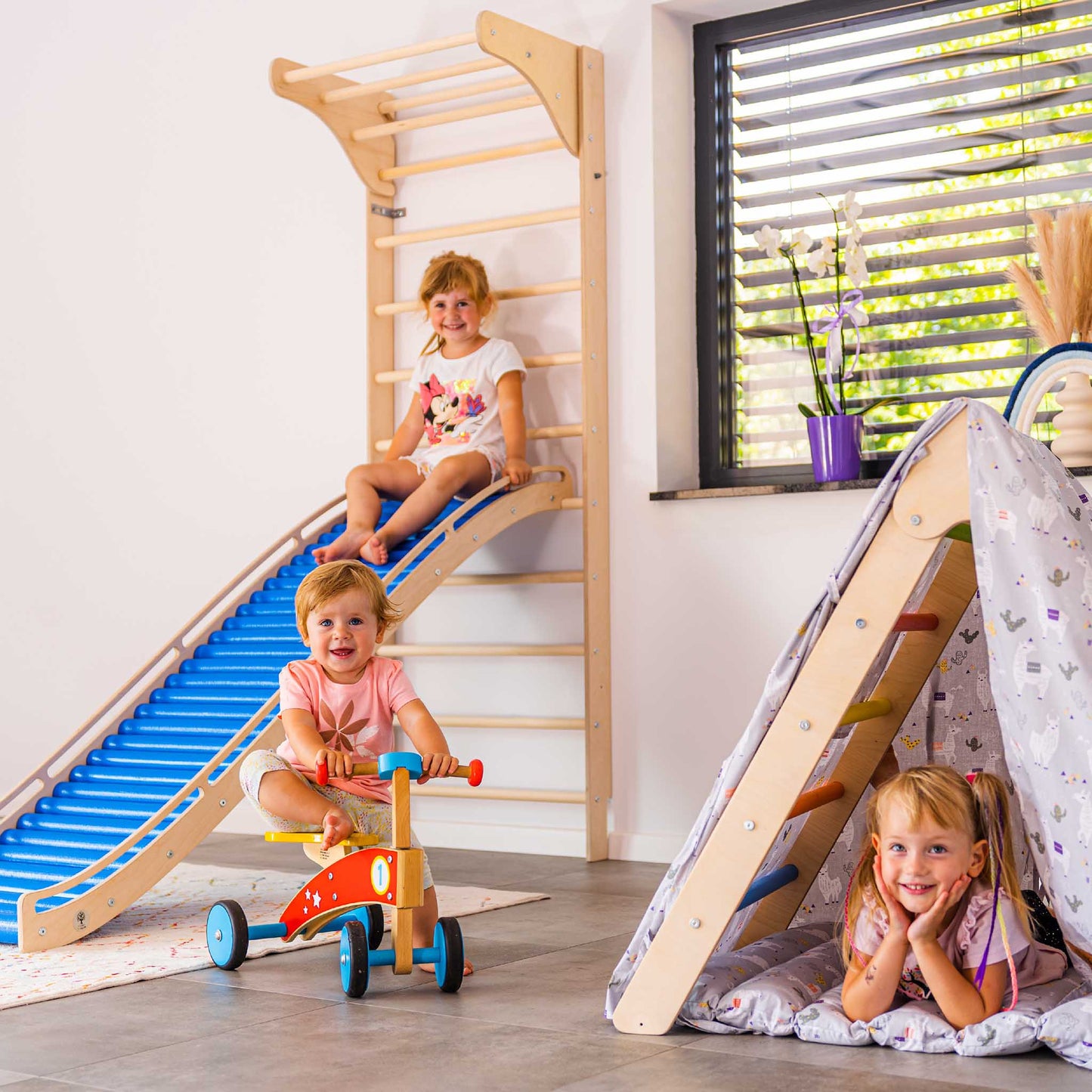 Wellen Rollenrutsche für Kinder