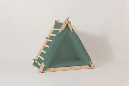 Tent for climbing triangle, various designs