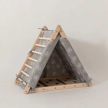 Tent for climbing triangle, various designs
