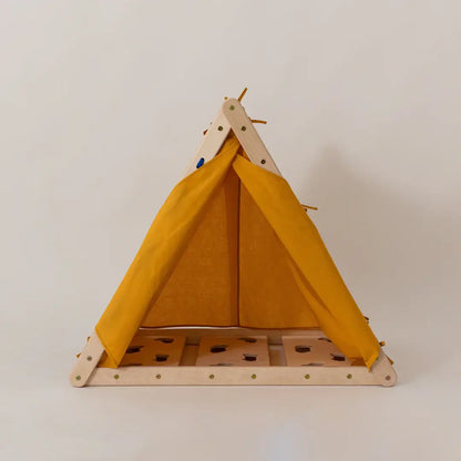 Tent for climbing triangle, various designs