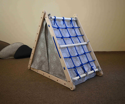 Tent for climbing triangle, various designs
