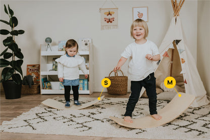 Wooden balance board