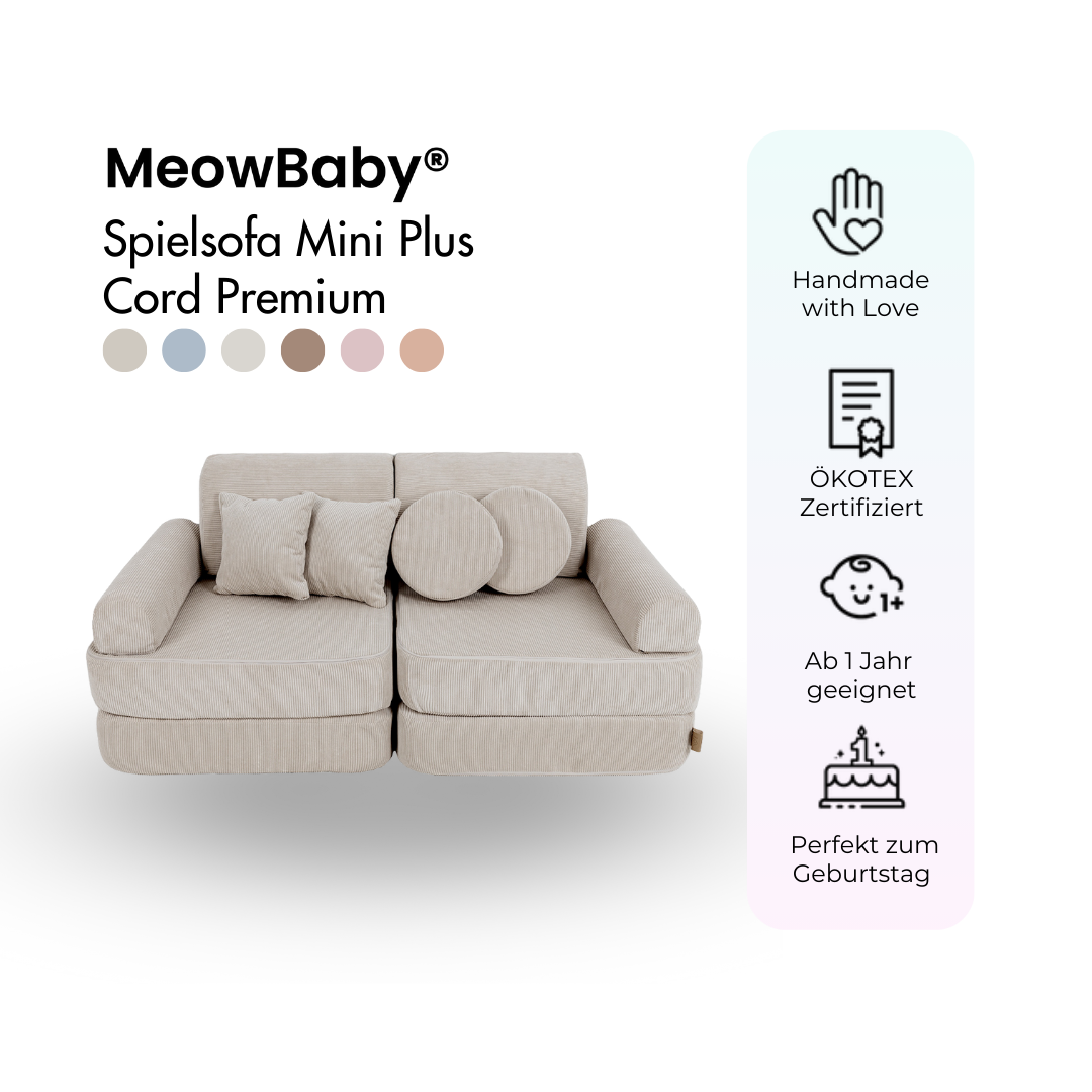 Spielsofa Mini Plus Cord Premium - Slim Cord Edition
