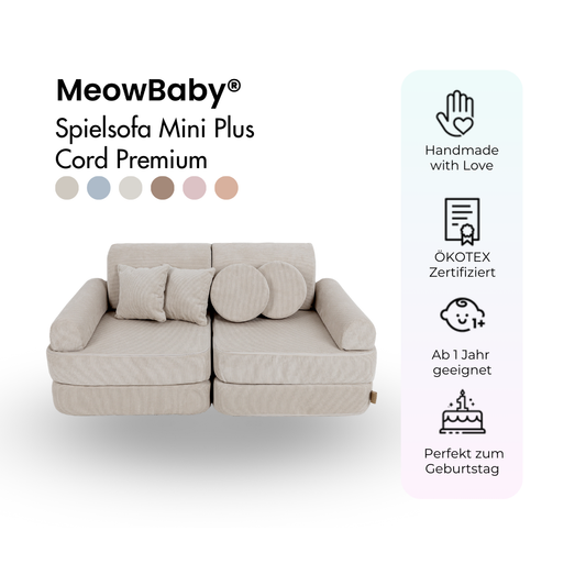 Spielsofa Mini Plus Cord Premium - Slim Cord Edition