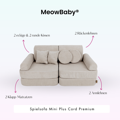 Spielsofa Mini Plus Cord Premium - Slim Cord Edition
