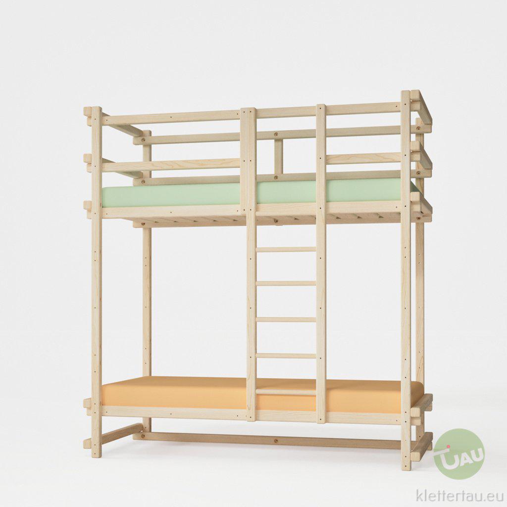 Etagenbett aus Holz  - extra hoch
