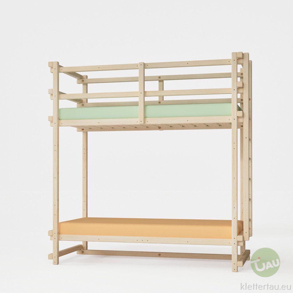 Etagenbett aus Holz  - extra hoch
