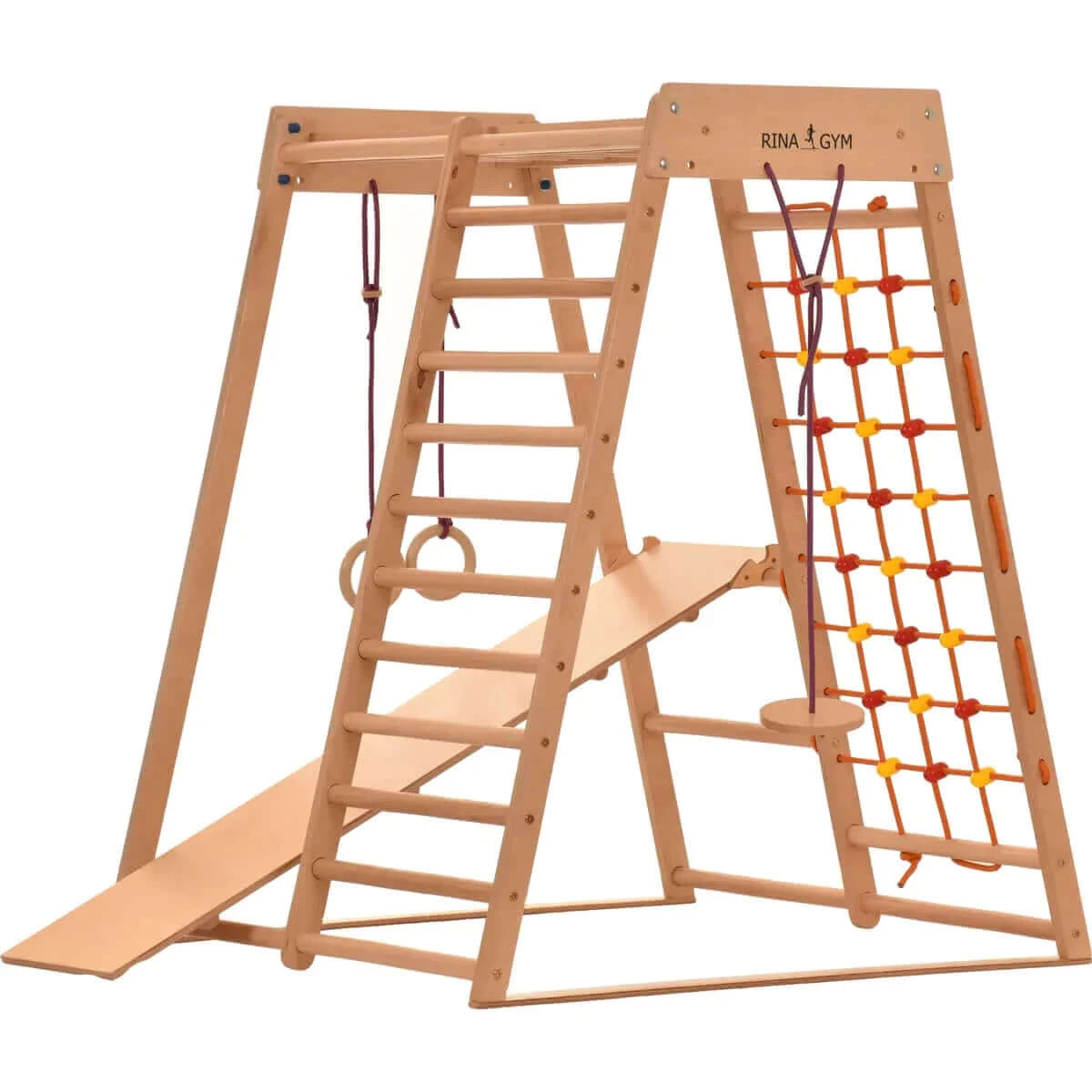 Indoor Spielplatz - Kids CLASSIC - unbehandeltes Holz