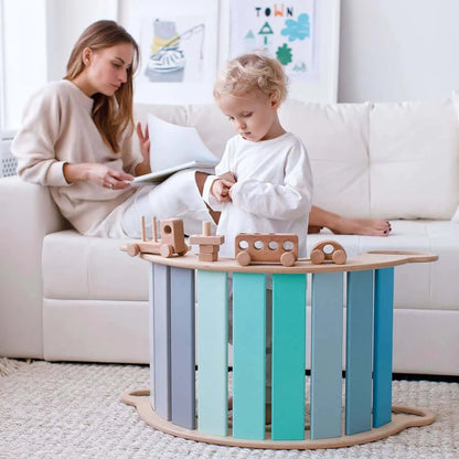 5-in-1 Montessori Climbing Arch Mint