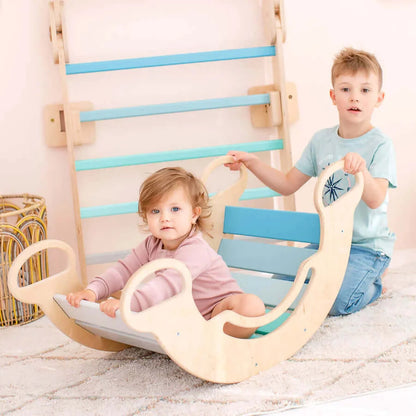 5-in-1 Montessori Climbing Arch Mint