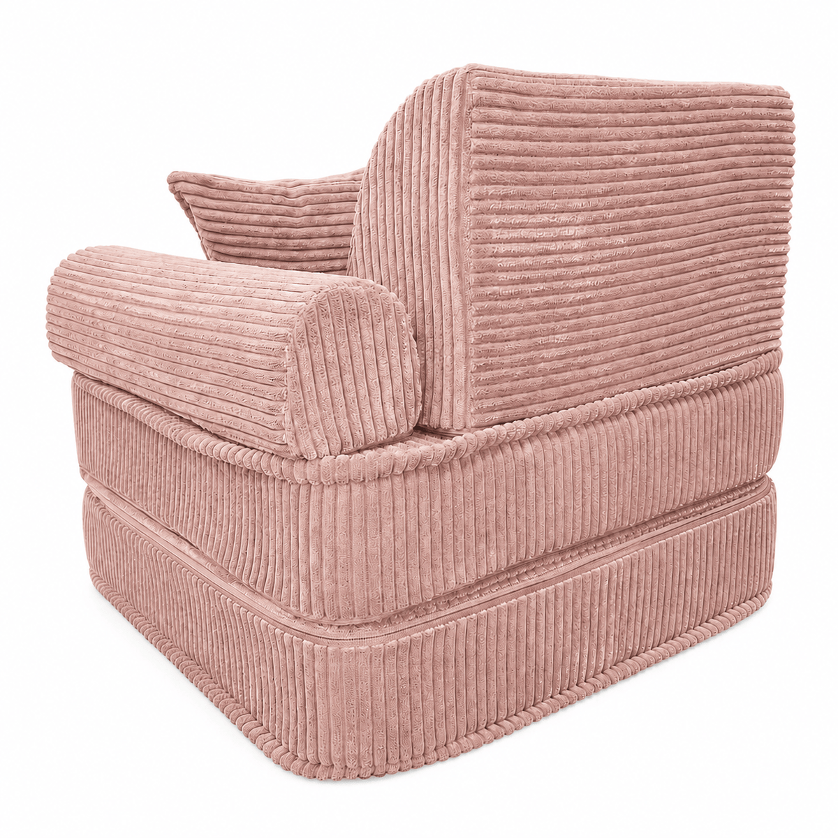 Kindersessel 3-in-1 Max Ästhetik Cord - faltbare Kindercouch & Spielmatratze - Classic Cord Edition
