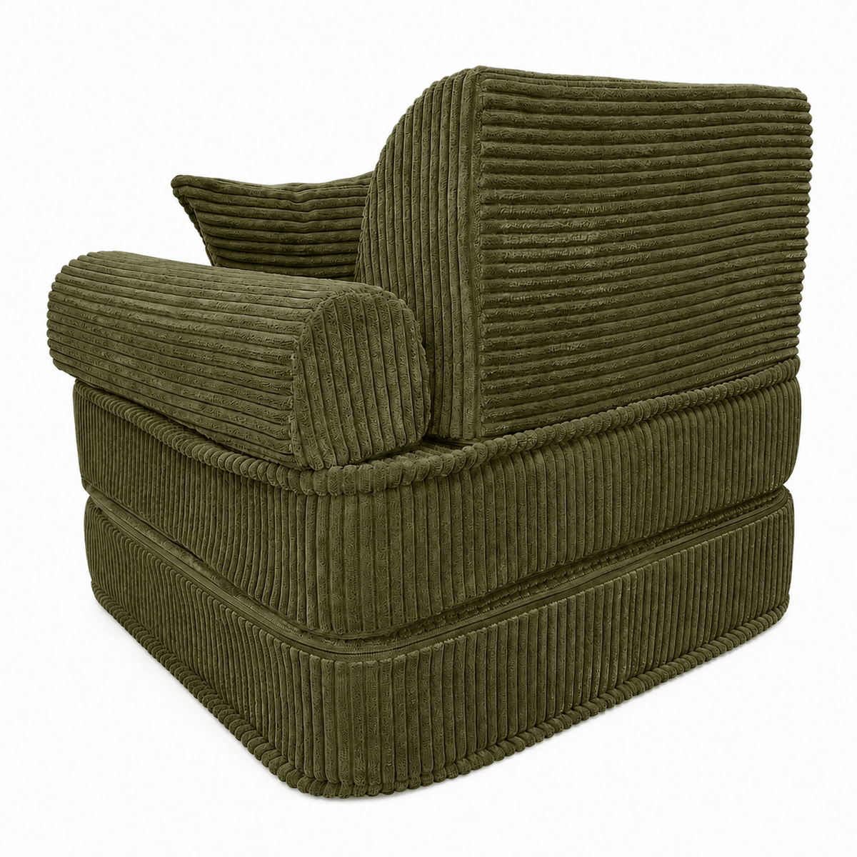 Kindersessel 3-in-1 Max Ästhetik Cord - faltbare Kindercouch & Spielmatratze - Classic Cord Edition