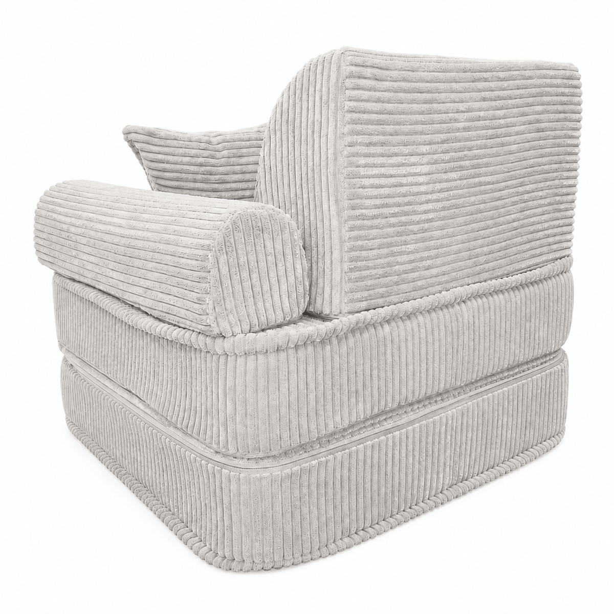 Kindersessel 3-in-1 Max Ästhetik Cord - faltbare Kindercouch & Spielmatratze - Classic Cord Edition