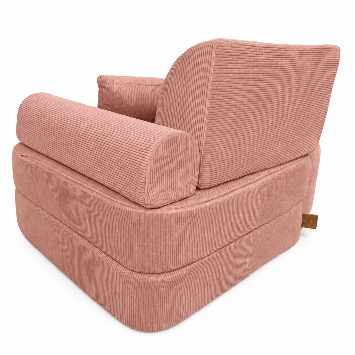 Kindersessel 3-in-1 Max Premium Cord - faltbare Kindercouch & Spielmatratze - Slim Cord Edition