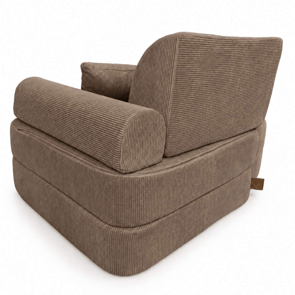 Kindersessel 3-in-1 Max Premium Cord - faltbare Kindercouch & Spielmatratze - Slim Cord Edition