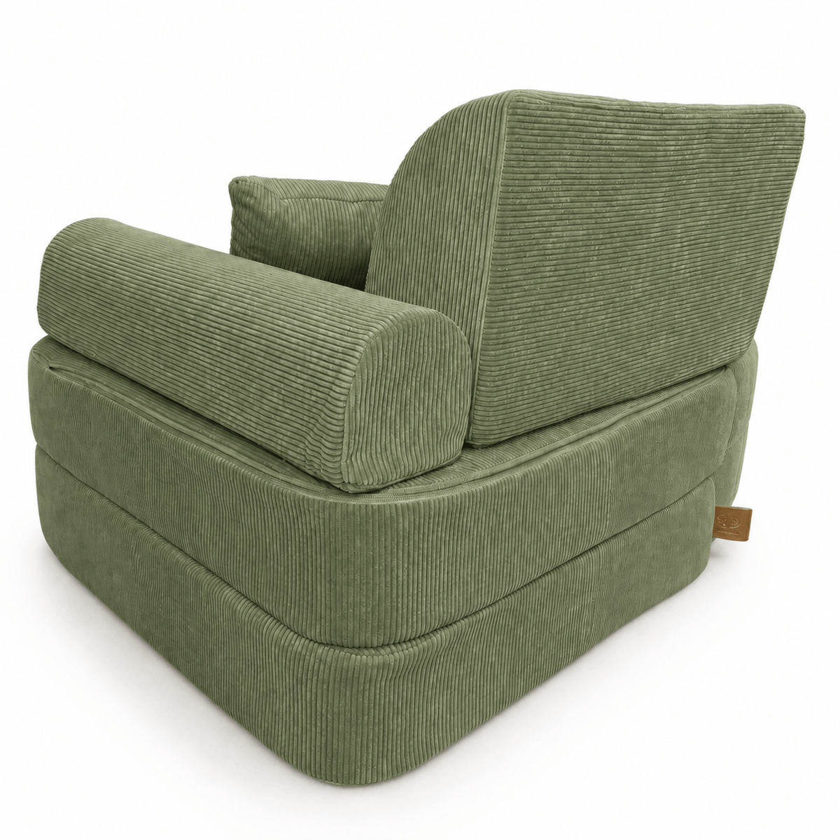 Kindersessel 3-in-1 Max Premium Cord - faltbare Kindercouch & Spielmatratze - Slim Cord Edition