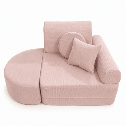 Kindersessel 3-in-1 Max Premium Cord - faltbare Kindercouch & Spielmatratze - Slim Cord Edition