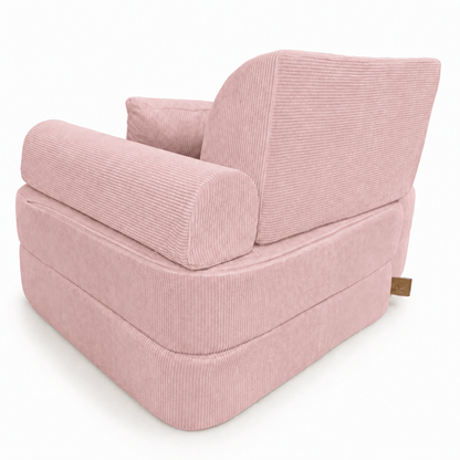 Kindersessel 3-in-1 Max Premium Cord - faltbare Kindercouch & Spielmatratze - Slim Cord Edition
