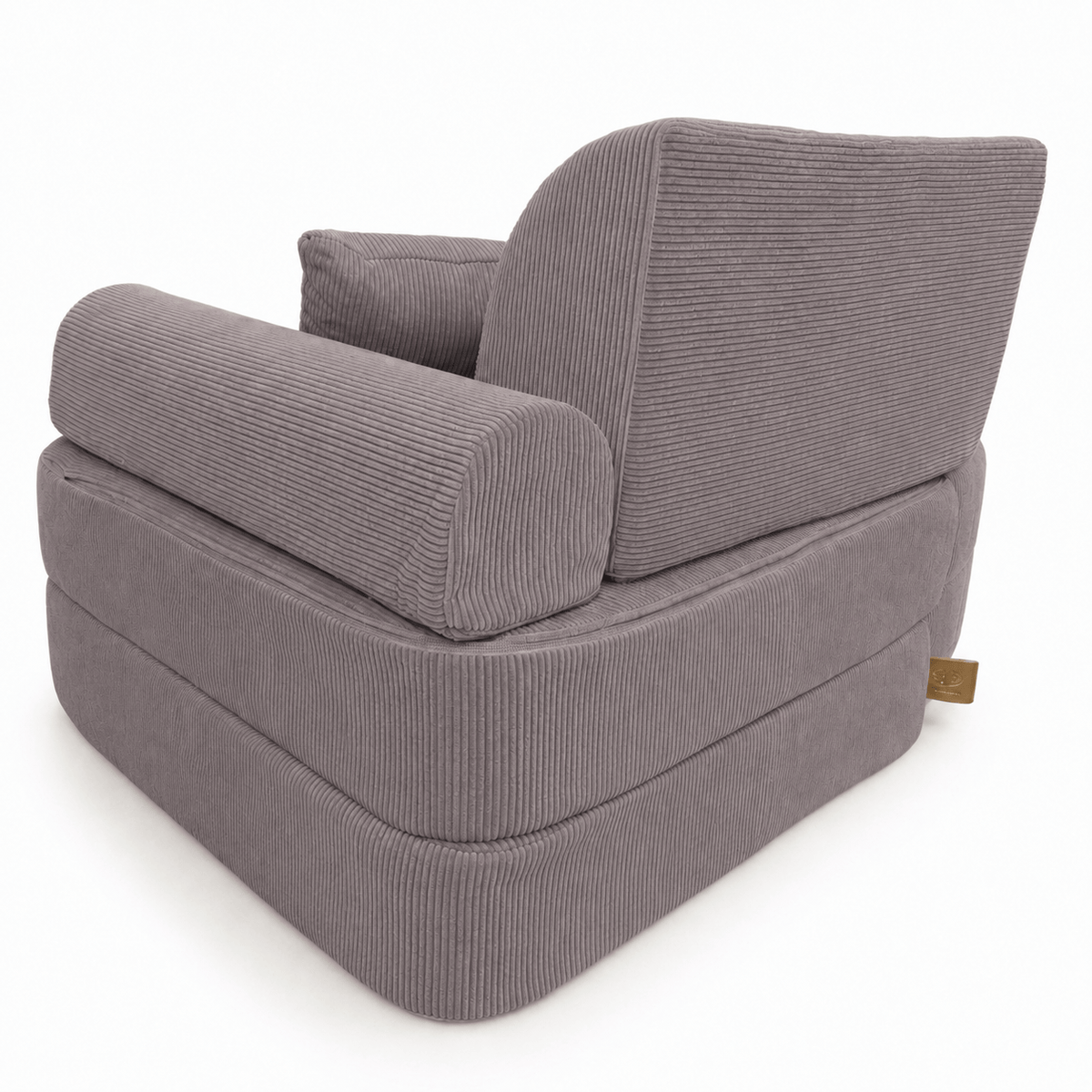 Kindersessel 3-in-1 Max Premium Cord - faltbare Kindercouch & Spielmatratze - Slim Cord Edition