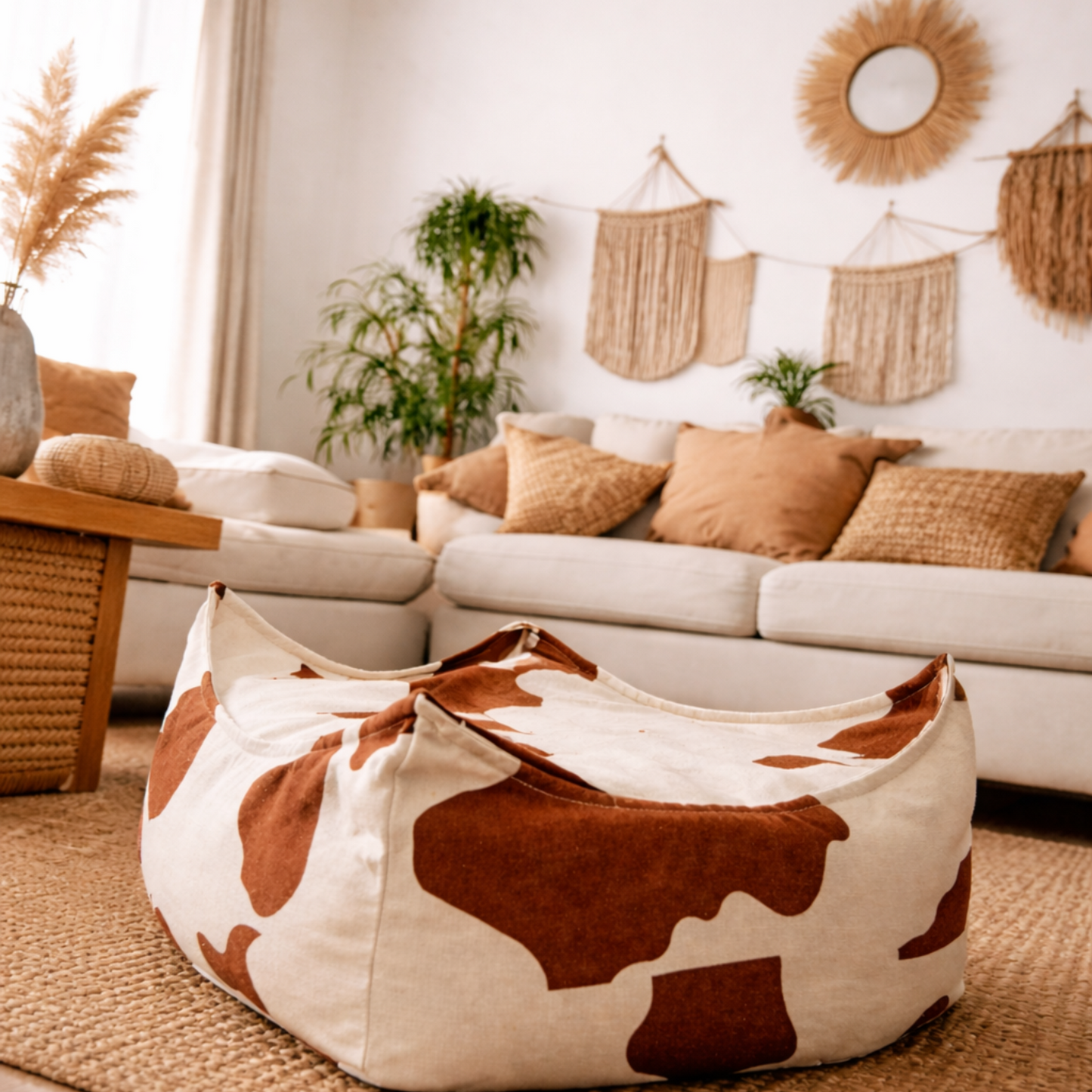 Bean Bag / Sitzsack, quadratisch, Kuh – Ansicht 3