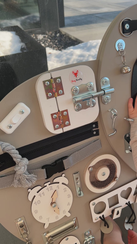 Motorikbrett / Motorikwand Elli Elefant