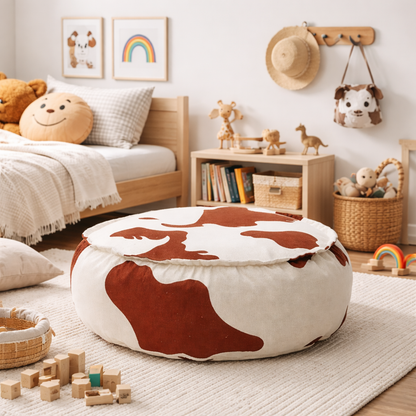 Bean Bag / Sitzsack, rund, Kuh – Ansicht 2
