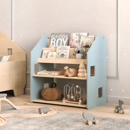 2-in-1 children's shelf, various colors