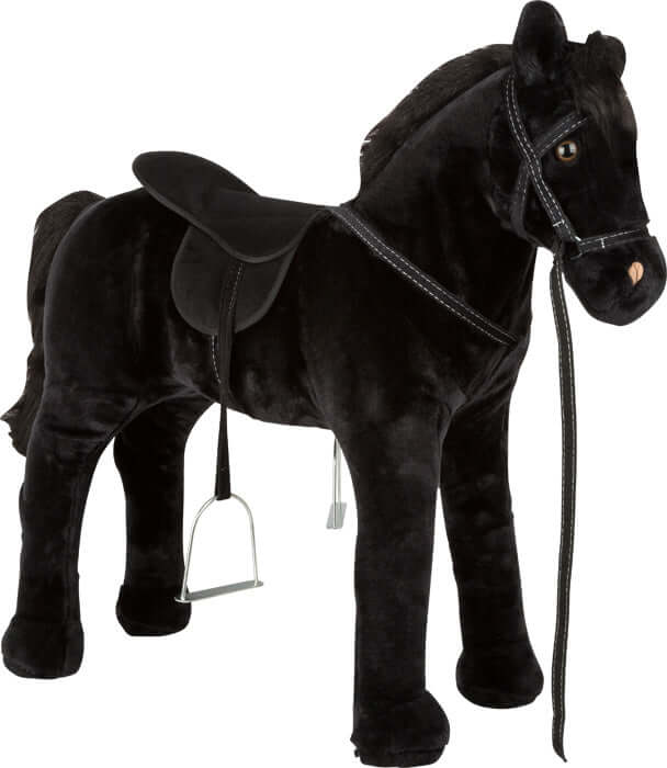 Standing horse with sound, black