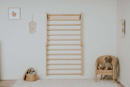 Pikler Kletterdreieck mit Rampe & Sprossenwand