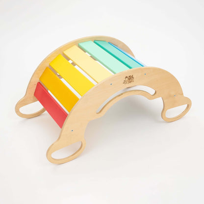 Children's set climbing arch colorful with slide / ladder &amp; chair