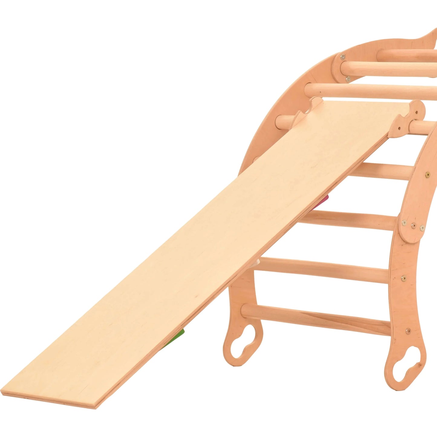 Sliding board with handle triangles - accessories for the climbing triangle