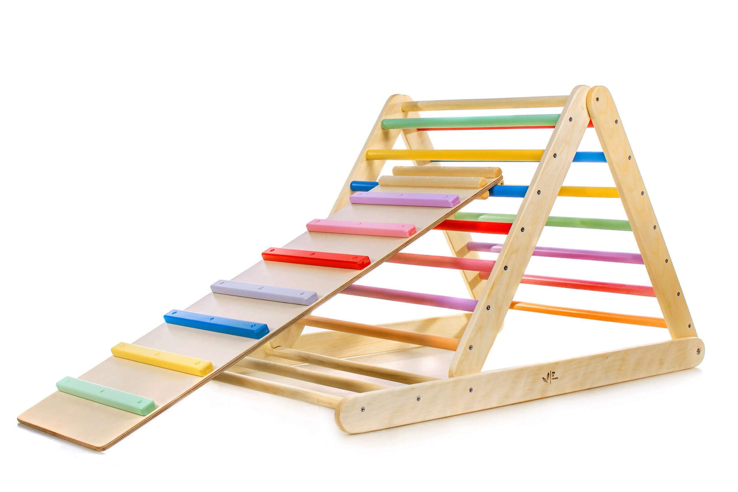 Adjustable climbing triangle for children, various colors