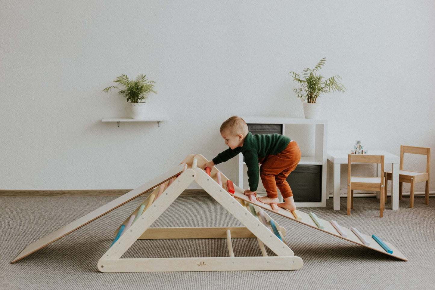 Kletterdreieck verstellbar für Kinder, versch. Farben