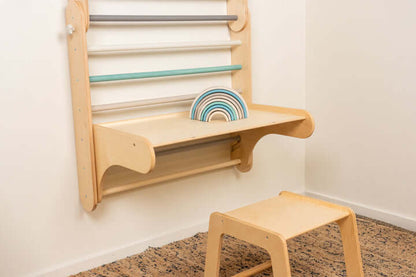 Tisch & Stuhl für Sprossenwand
